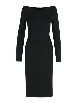Balmain Burgundy Viscose Blend Dress - Dark Red