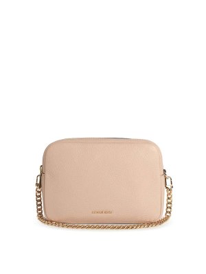MICHAEL KORS: cross body bags - Briant Pink Leather Bag