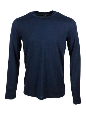 ARMANI EXCHANGE: T-shirts - T-Shirt - Blau