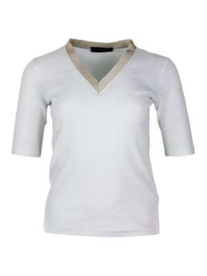 FABIANA FILIPPI: T-shirts - T-Shirt - Weiß