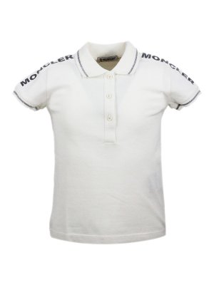 MONCLER: t-shirts - T-shirt Cream