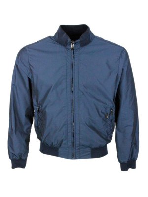 アウターその他 MOORER Men Jacket Blue MOUCA100020 U0497 Moorer casual jackets for men's Blue 2025 | Shop online at THEBS