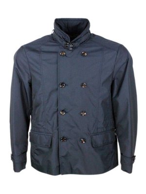アウターその他 MOORER Men Jacket Blue MOUCA100020 U0497 BRETT-SKT in FOREST: Luxury Italian Jackets for Men | MooRER®