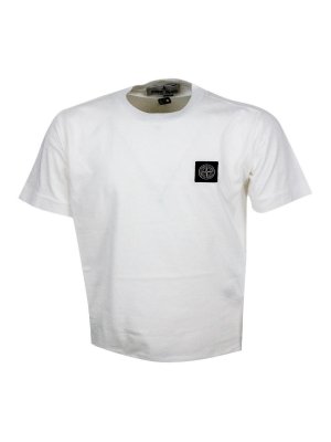 STONE ISLAND: Camisetas - Camiseta - Blanco