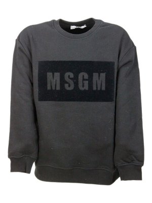 m.s.g.m.: Suéteres con cuello pico - Suéter Cuello Redondo - Negro