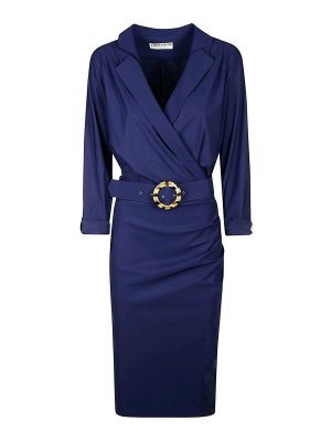 CHIARA BONI LA PETITE ROBE: ニーレングスドレス - 膝丈ドレス - ブルー