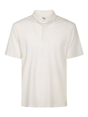 FEDELI: Poloshirts - Poloshirt - Weiß