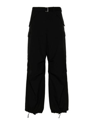 Sacai: トラウザーショーツ - ショートパンツ - 黒