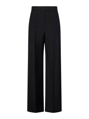 【美品・試着のみ】Alexander McQueen ウールスラックス ブラック L alexander mcqueen(アレキサンダーマックイーン) スラックス