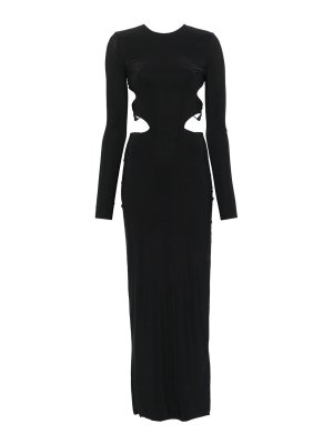 AMAZUÌN: knee length dresses - Jersey Long-Sleeved Dress