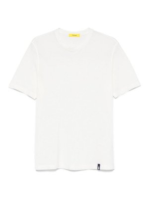 Tシャツ・カットソー DOLCE & GABBANA STRIPED KNIT SLEEVELESS KIMONO T-SHIRT Sleeveless cotton kimono with striped inlay in Multicolor