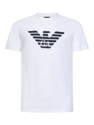 EMPORIO ARMANI: T-shirts - T-Shirt - Weiß