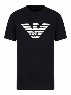 EMPORIO ARMANI: T-shirts - T-Shirt - Blau
