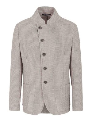 EMPORIO ARMANI: giacche blazer - Blazer a petto singolo