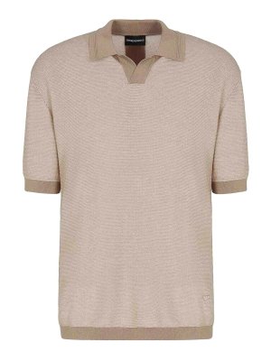 EMPORIO ARMANI: polo - Lyocell a maniche corte