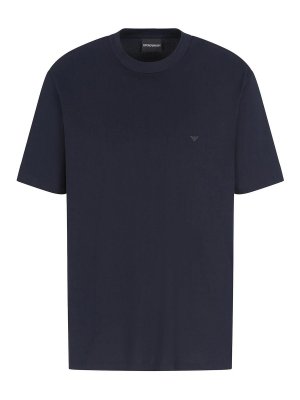 EMPORIO ARMANI: T-shirts - T-Shirt - Blau