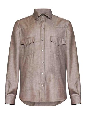 FRANZESE COLLECTION: Chemises - Chemise - Beige