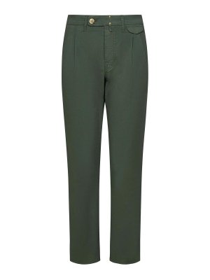 INCOTEX: Casual Hosen - Casual Hose - Grün