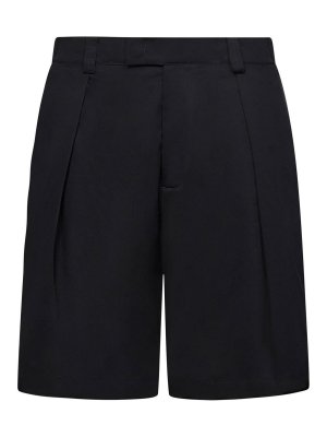 LOW BRAND: トラウザーショーツ - ショートパンツ - 黒