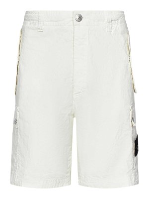 STONE ISLAND: トラウザーショーツ - ショートパンツ - 白