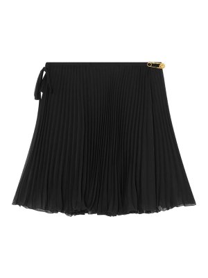 スカート MSGM Women Mini Skirts 3842MDD23125724286 BLUE M.S.G.M. Mini Skirt In Faded Blue Cotton Denim