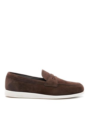 CHURCH'S: Loafers & Slippers - Portsmouth Light Brown Suede Loafers