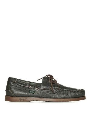 PARABOOT: レースアップシューズ - 編み上げ靴 - 緑