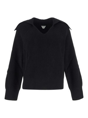 BOTTEGA VENETA: クルーネック - クルーネック - 黒
