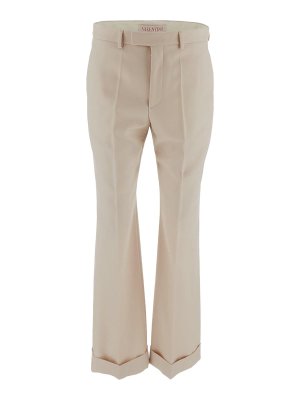 VALENTINO: カジュアルトラウザー - カジュアルパンツ - クリーム