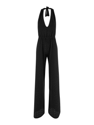 Zimmermann Coco One-Piece Jumpsuit In Beige Linen