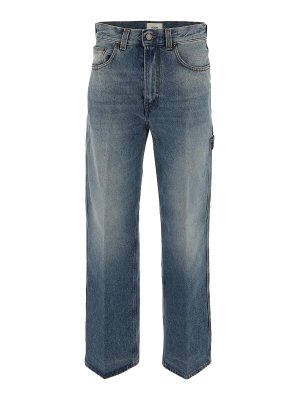クロエ ブーツカットジーンズ ブルー Chloé デニム製クロップドブーツカットジーンズ | Chloé JP