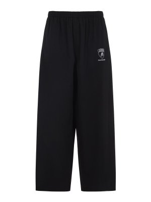 BALENCIAGA: Pantalones deportivos - Pantalones Deportivos - Negro
