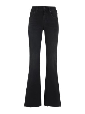 Dondup Marlen Wide Leg Jeans - Black - Women