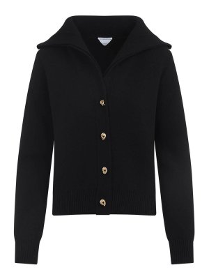 BOTTEGA VENETA: カーディガン - カーディガン - 黒