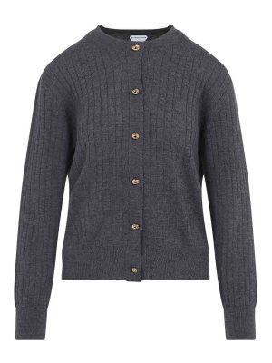 BOTTEGA VENETA: カーディガン - カーディガン - グレー
