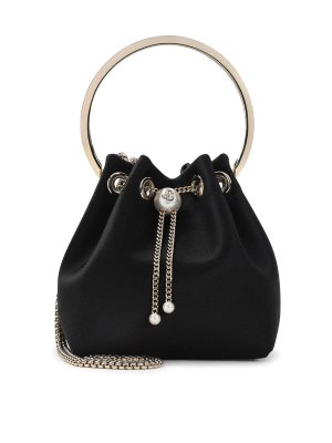 JIMMY CHOO: shopper - Bon Bon Satin Borse