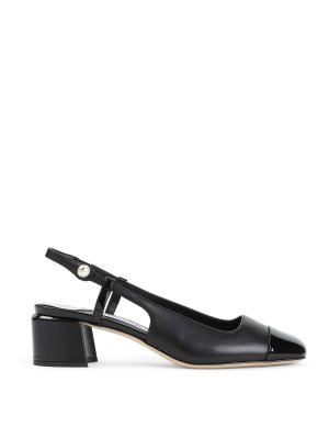 サンダル・ミュール Stuart Weitzman SUPERMOTO SLINGBACK Stuart Weitzman Black Supermoto Slingback - Black
