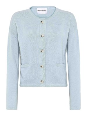 EMERSON RENALDI: cardigan - Cardigan abbottonato con tasche