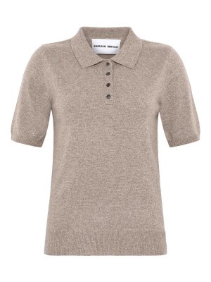 Guest in Residence Shrunken Polo Shirt - Beige | W10111WFTAUPE