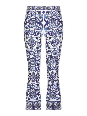 DOLCE & GABBANA: カジュアルトラウザー - カジュアルパンツ - ブルー