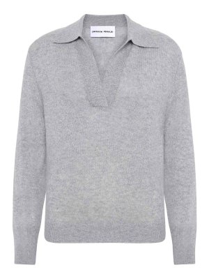 EMERSON RENALDI: Strickpullover mit Rundhalsausschnitt - Rundhalspullover - Grau