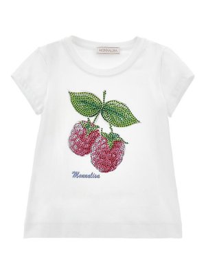 MONNALISA: T-shirts - T-Shirt - Blanc