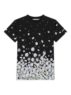 Moschino Kids: Robe longueur genou - Robe Au Genou - Noir