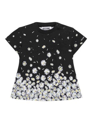 Moschino Kids: Robe longueur genou - Robe Au Genou - Noir