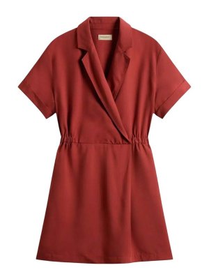 WOOLRICH: Knielange Kleider - Knielanges Kleid - Dunkelorange