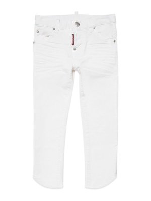 DSQUARED2: bootcut jeans - Jeans Denim Bianco