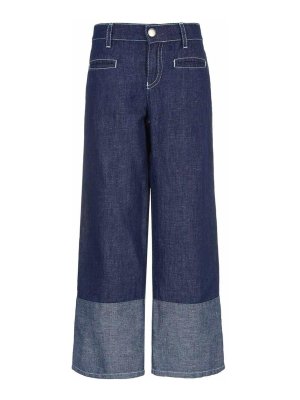 EMPORIO ARMANI: bootcut jeans - Jeans 5 Large bottom pockets
