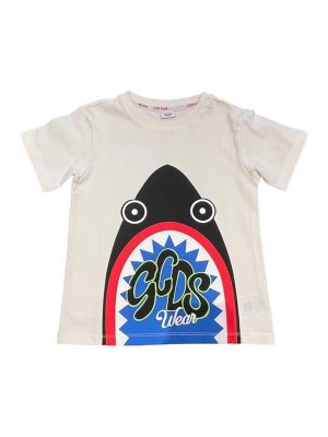 GCDS: Camisetas - Camiseta - Blanco