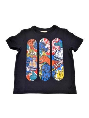 LANVIN: Camisetas - Camiseta - Azul