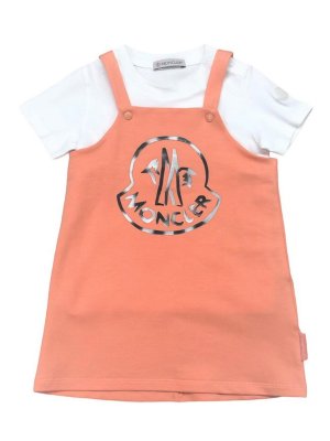 MONCLER: Suéteres con cuello pico - Suéter Cuello Redondo - Rosado